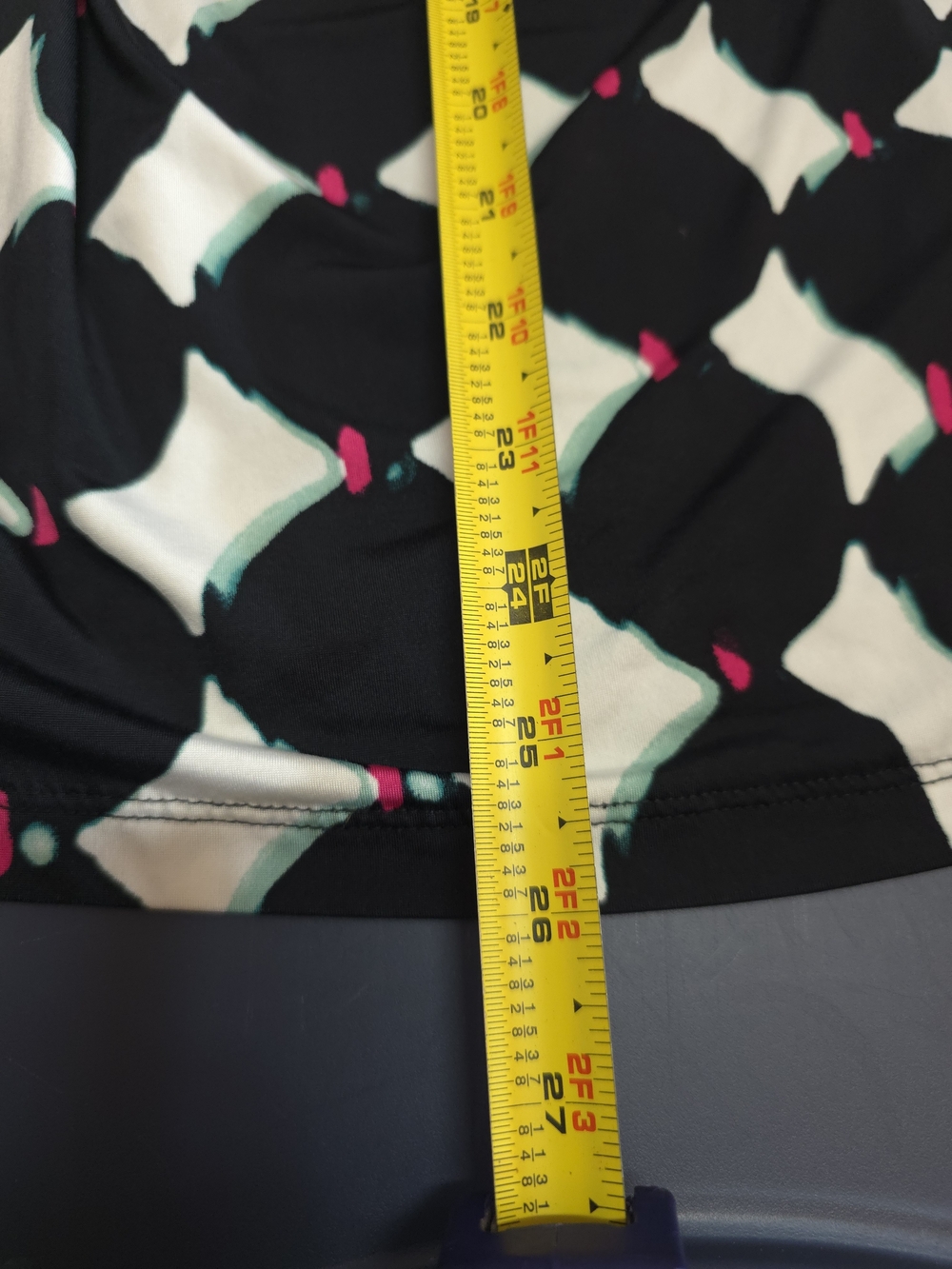 Worthington Black and Cream Cowl Neck Sleeveless Top - Picture 6 of 6